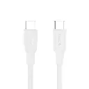 Argom cable tipo C a tipo C blanco Dura Flex 65W