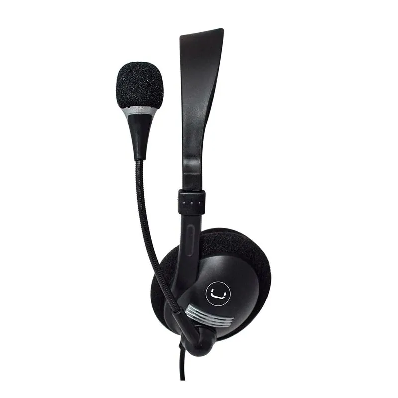 Audífonos Tipo Headset UnnoTekno USB  Ace5 Con Micrófono Negro.webp