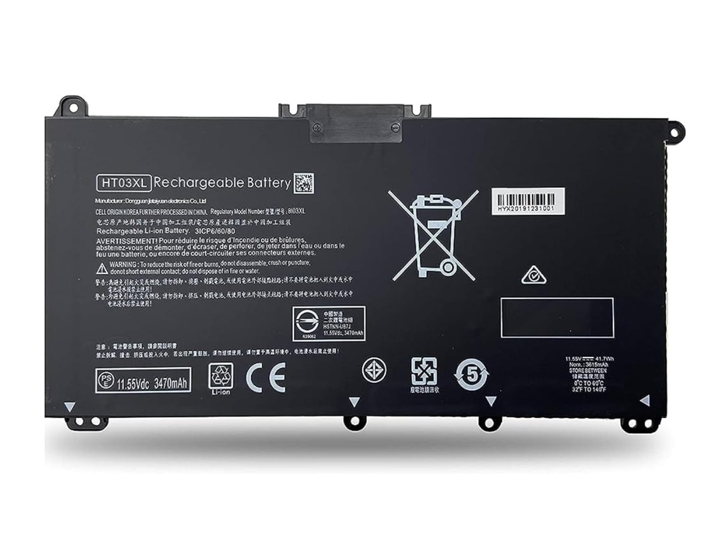 HP HT03XL Bateria Generica