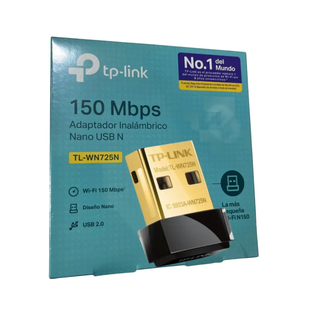 tp-link 150Mbps, Adaptador Inalambrico, Nano USB N