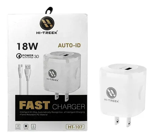 HI-TREEK, Cargador de Carga Ràpida 18W, USB-C