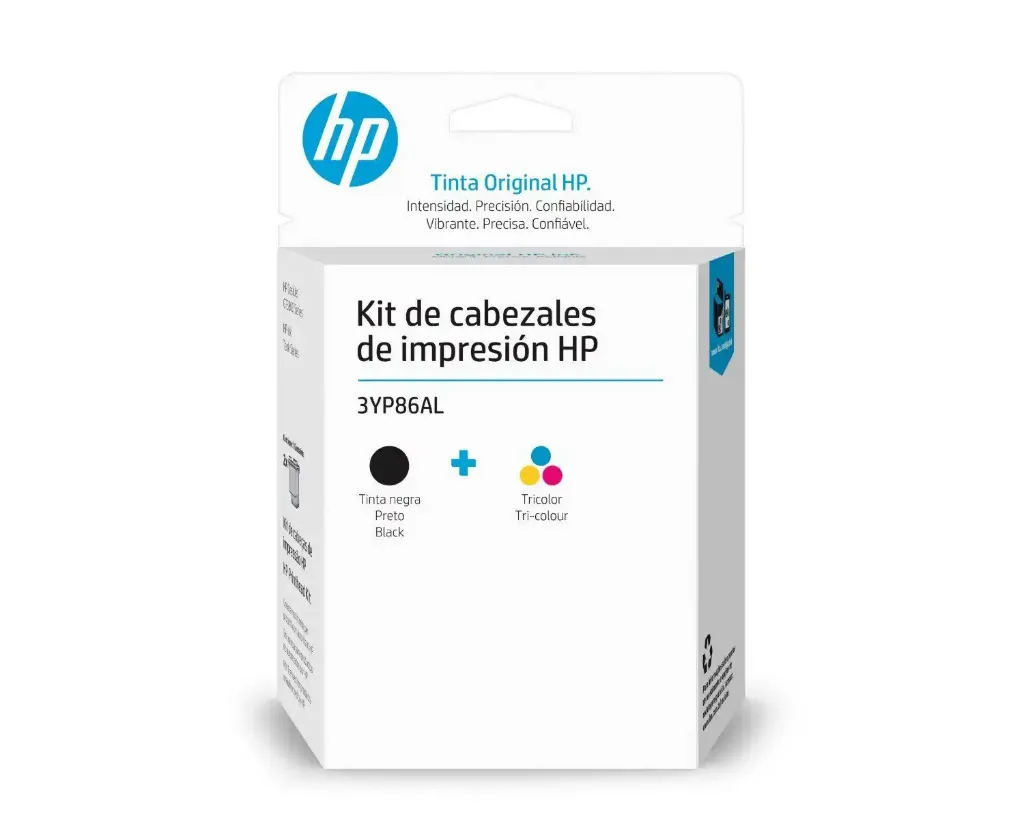 HP Deskjet GT5800 Series, Kit de cabezal de impresion, Negro y Color