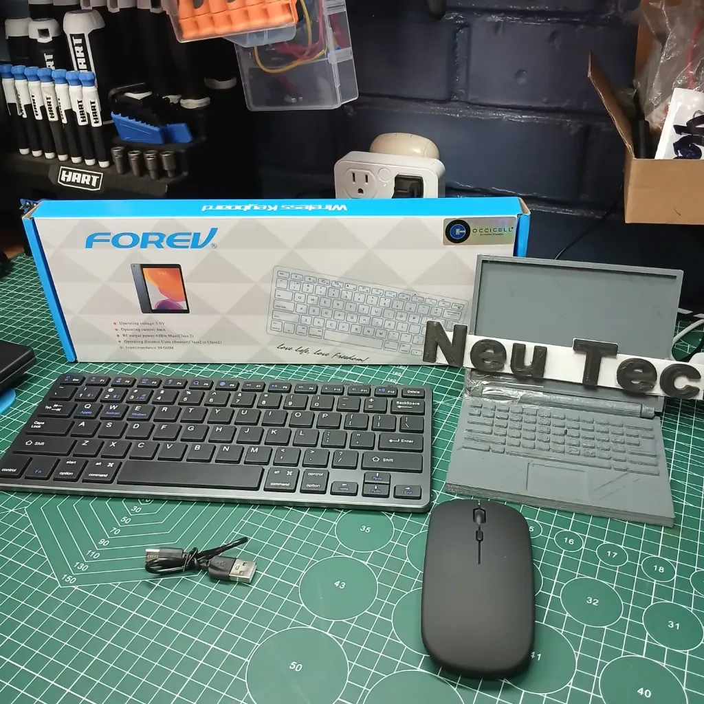 OCCICELL, Teclado y Mouse Recargable.