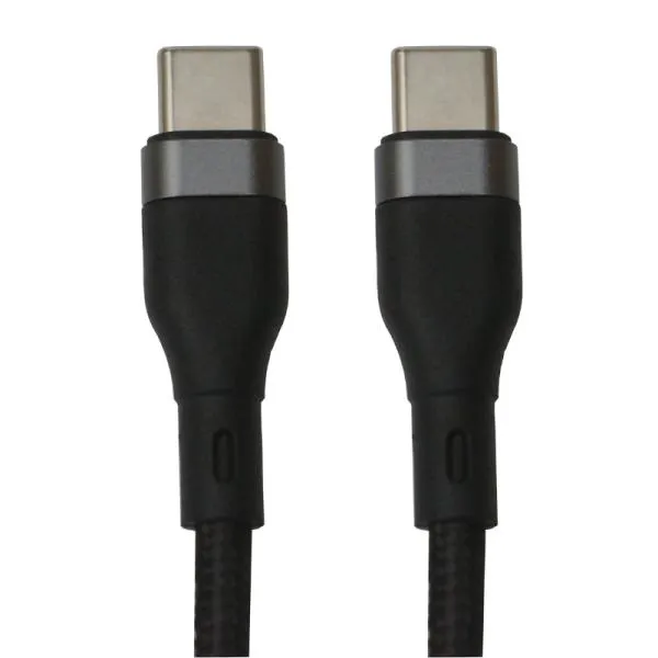 NOVA Cable de carga rápida, Tipo C a Tipo C, 1.8m. Transmisión de datos y Energía.