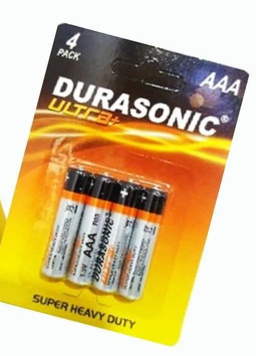 Durasonic Ultra 4 AAA Batería
