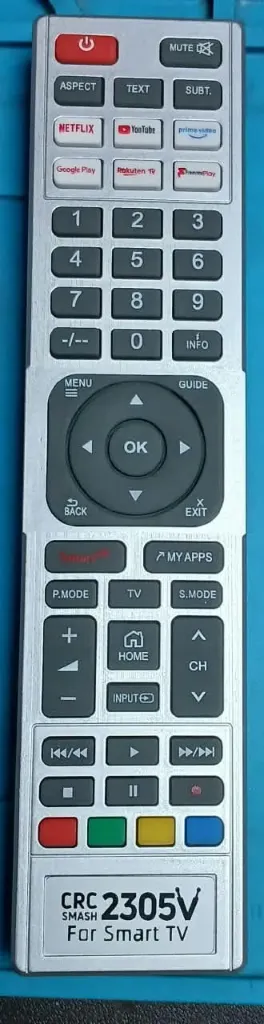 CRC 2305V, Control Remoto para Smart TV, multifuncional Universal