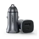 UGREEN, Cargador Para Carro 2 puertos de Carga, PD 20W USB-C y QC 18W USB-A
