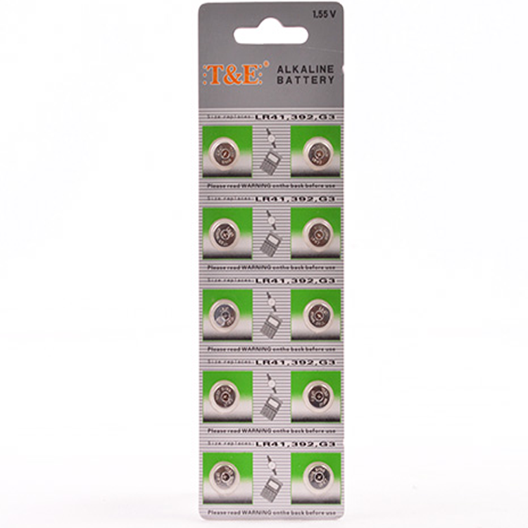 T&E BATTERY G3 LR41 392 