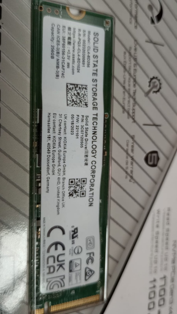 Disco estado Solido 256GB