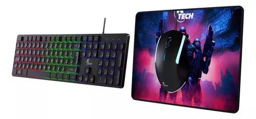Xtech Hasha Mouse, Teclado y Mousepad 535S
