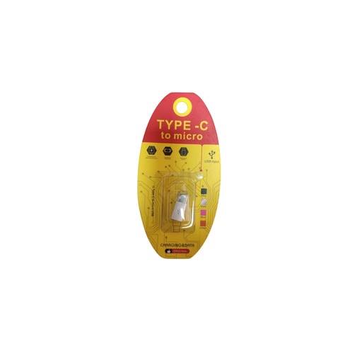 Adaptador tipo C a Micro USB V8