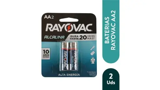 Rayovac AA Alcalina 2 pack
