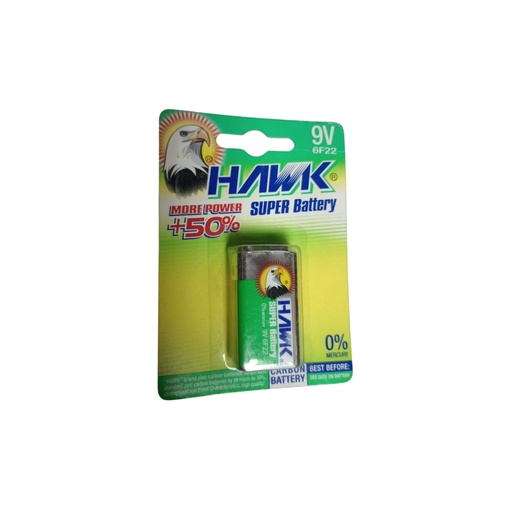Hawk Bateria Cuadrada 9V