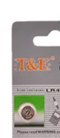 T&E Bateria G13 LR44 357 Unidad