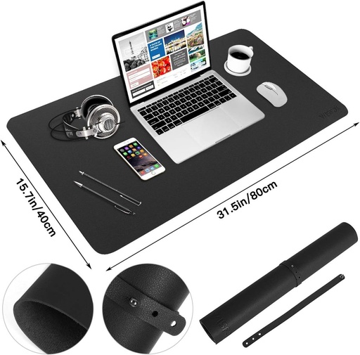 Wisfox desk pad (color negro) (mousepad)