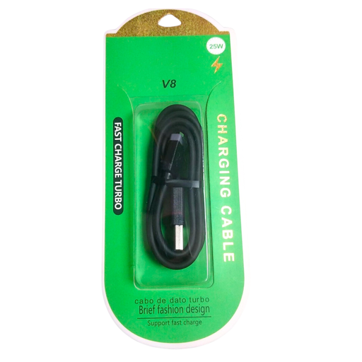 Data charging cable V8 25W