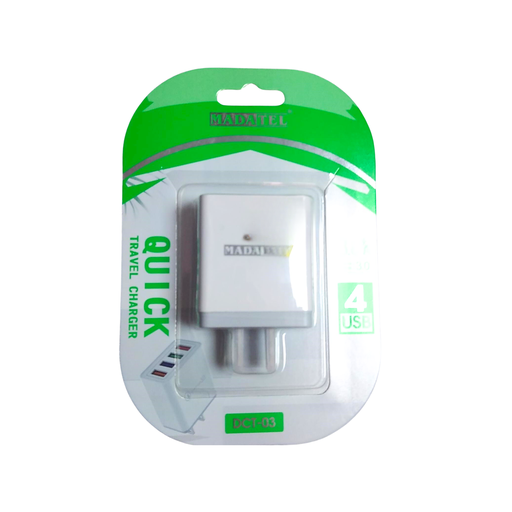 Madatel cubo 4 puertos 15W DTC-03