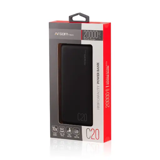 Argom Powerbank C20 20000mAh ARG-PB-1145BK