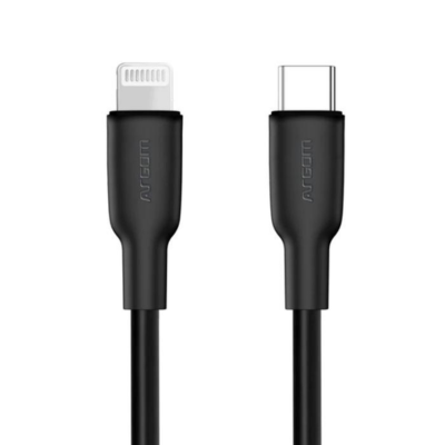 Argom Cable tipo C a Lightning 30 W 1.8 m (0072BK)