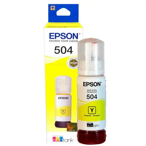 Epson tinta T504 Amarillo 70 ml (T504420-AL)