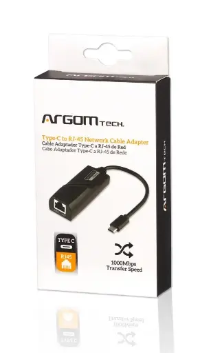 ArgomTech Cable adaptador tipo C a RJ-45