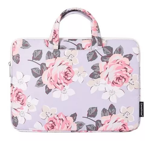 Occicell Estuche/funda para laptop 14"-15" (diseño floral)