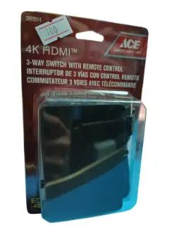 Ace 4K HDMI interruptor de 3 vias con control remoto 