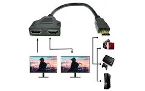 Cable HDMI 1080p macho a doble HDMI hembra